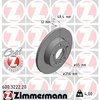 Zimmermann Brake Disc - Standard/Coated, 600322220 600322220
